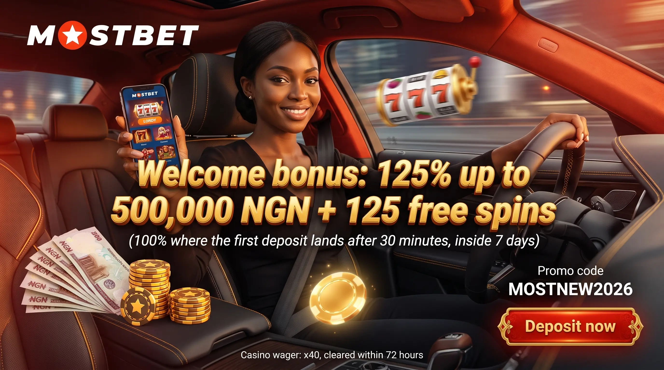 Mostbet Casino Nigeria games, providers, bonus and NGN deposits