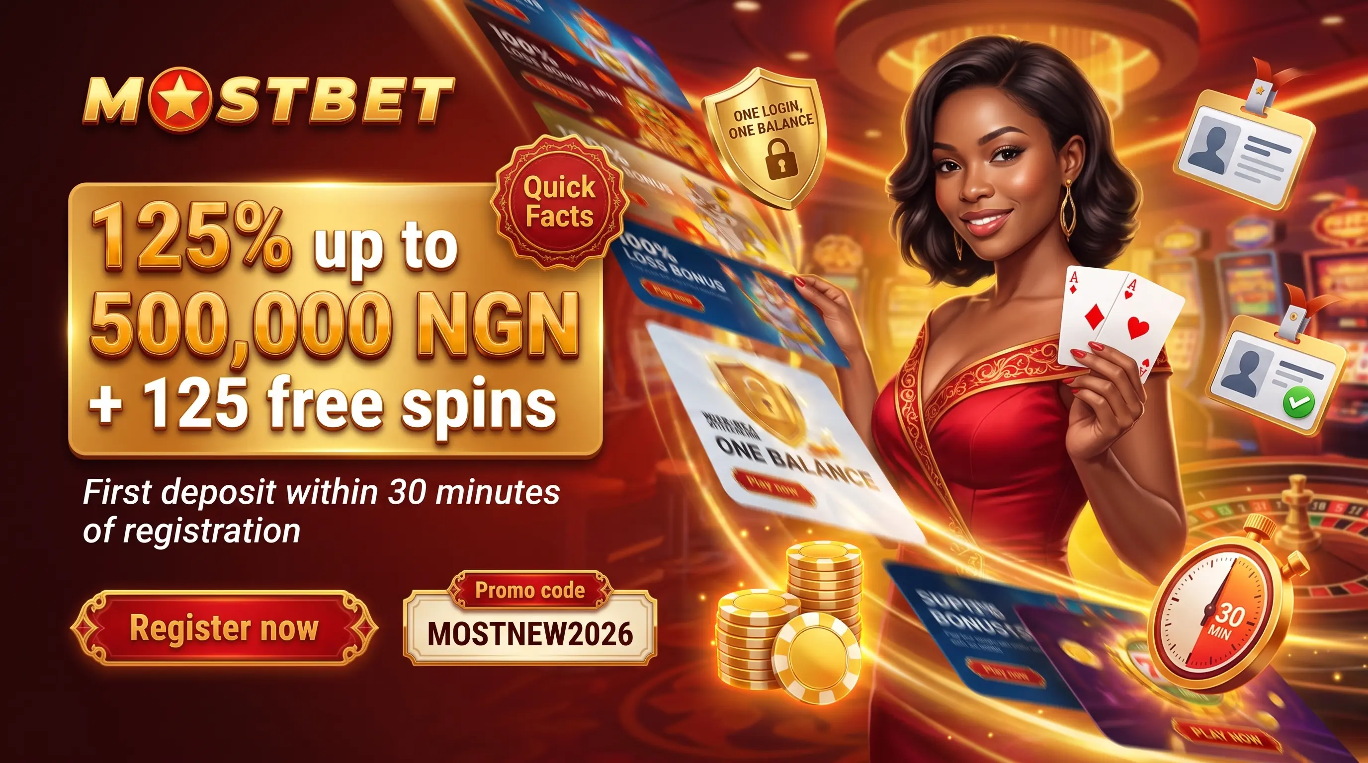 Mostbet Nigeria official site account casino and app