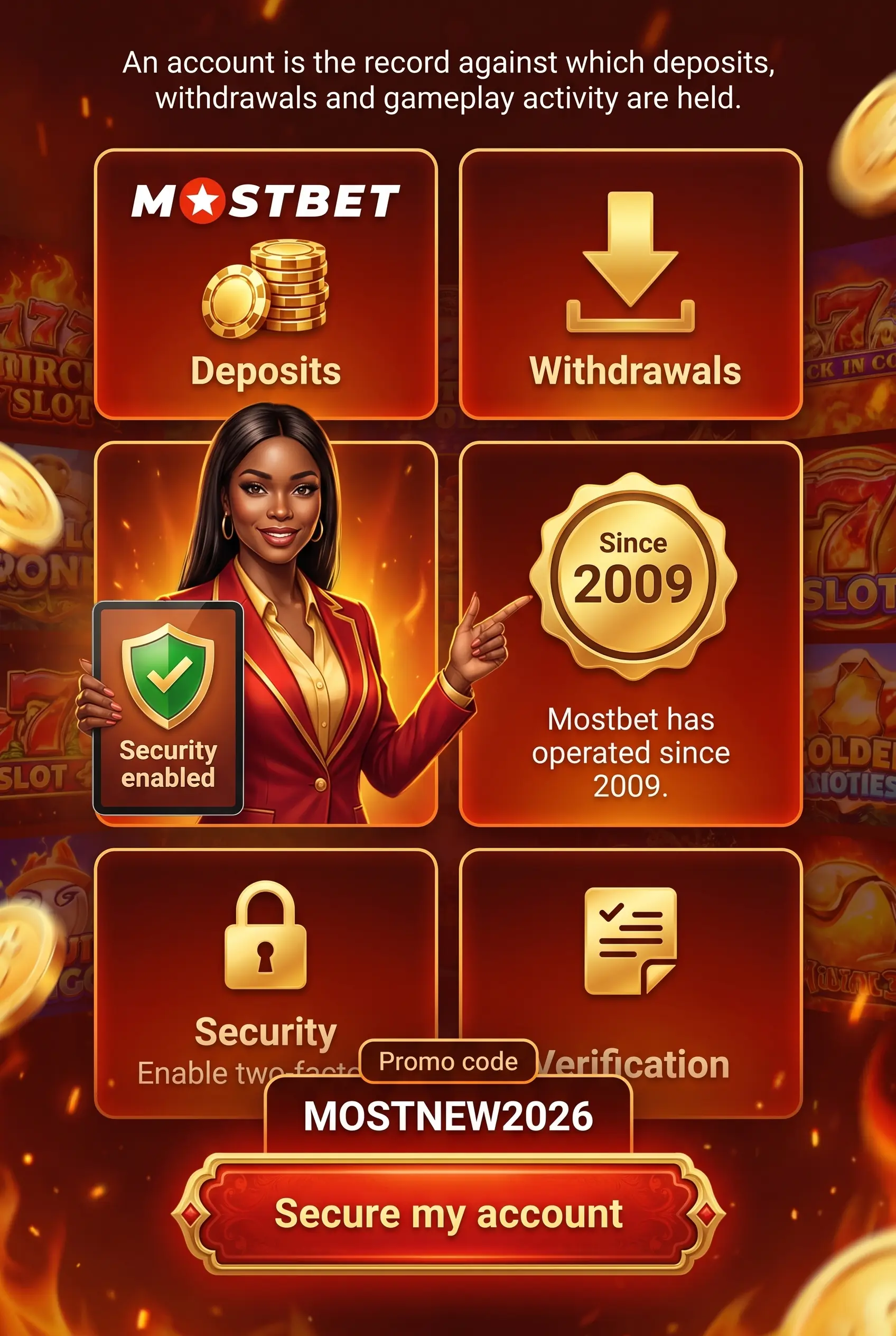 Purpose of a player account